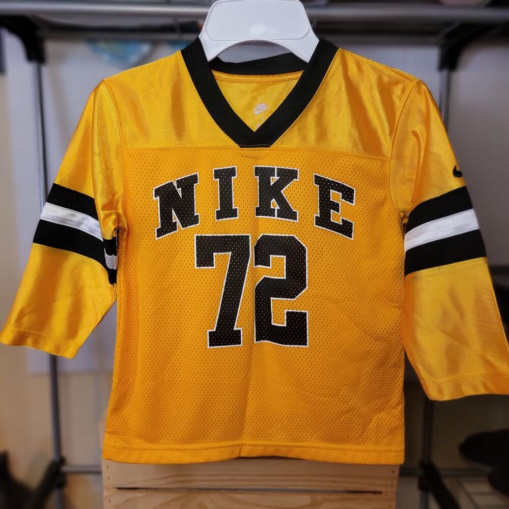 Nike Child's Jersey Yellow w/ Black Trim - Size 4
